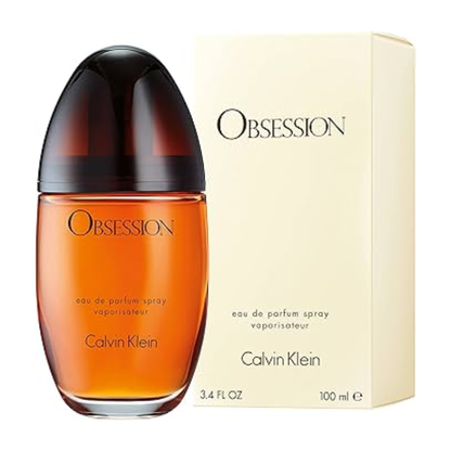 Calvin Klein Obsession Eau de Parfum Spray for Women – Warm Oriental Signature Fragrance