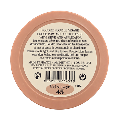 Bourjois Loose Powder for Face – 45 Miel Sauvage Bourjois Paris
