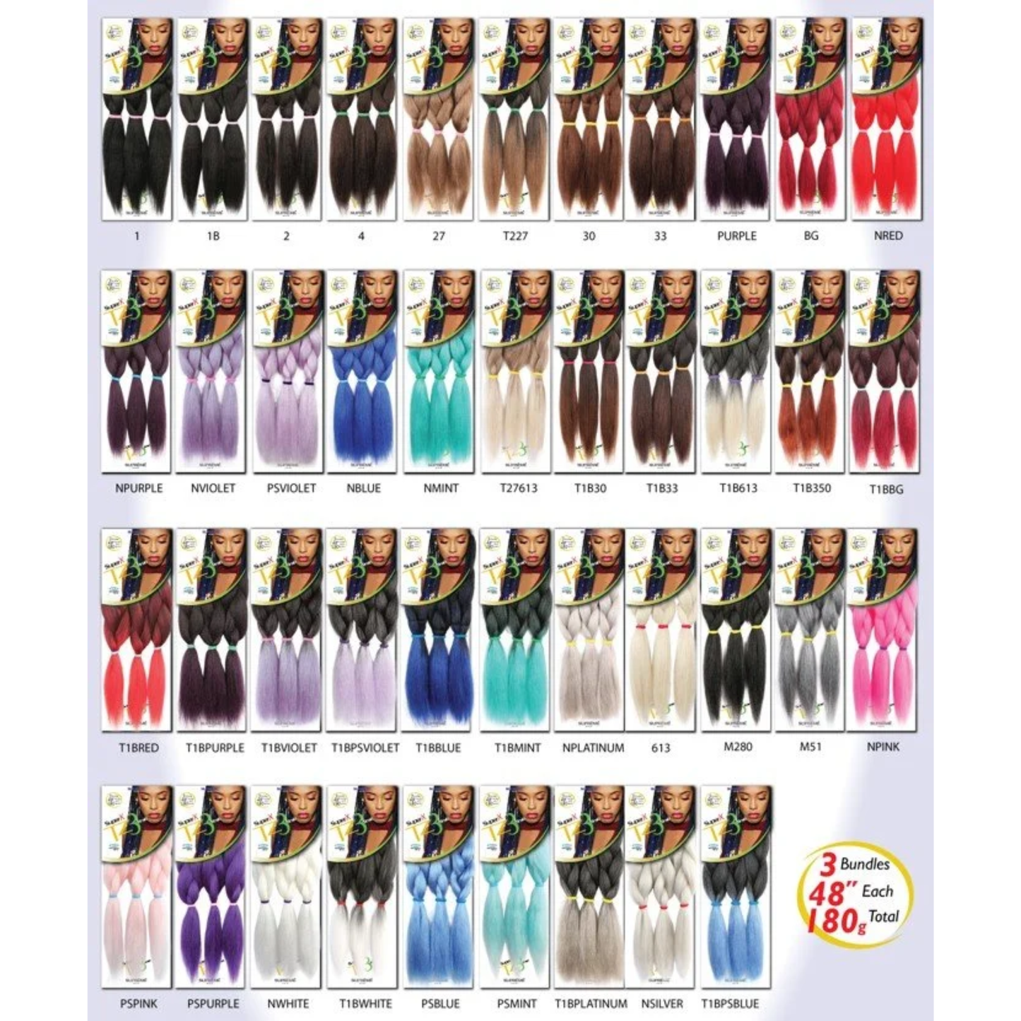 Suprême Hair – Super X TZ3 Braid 48"
