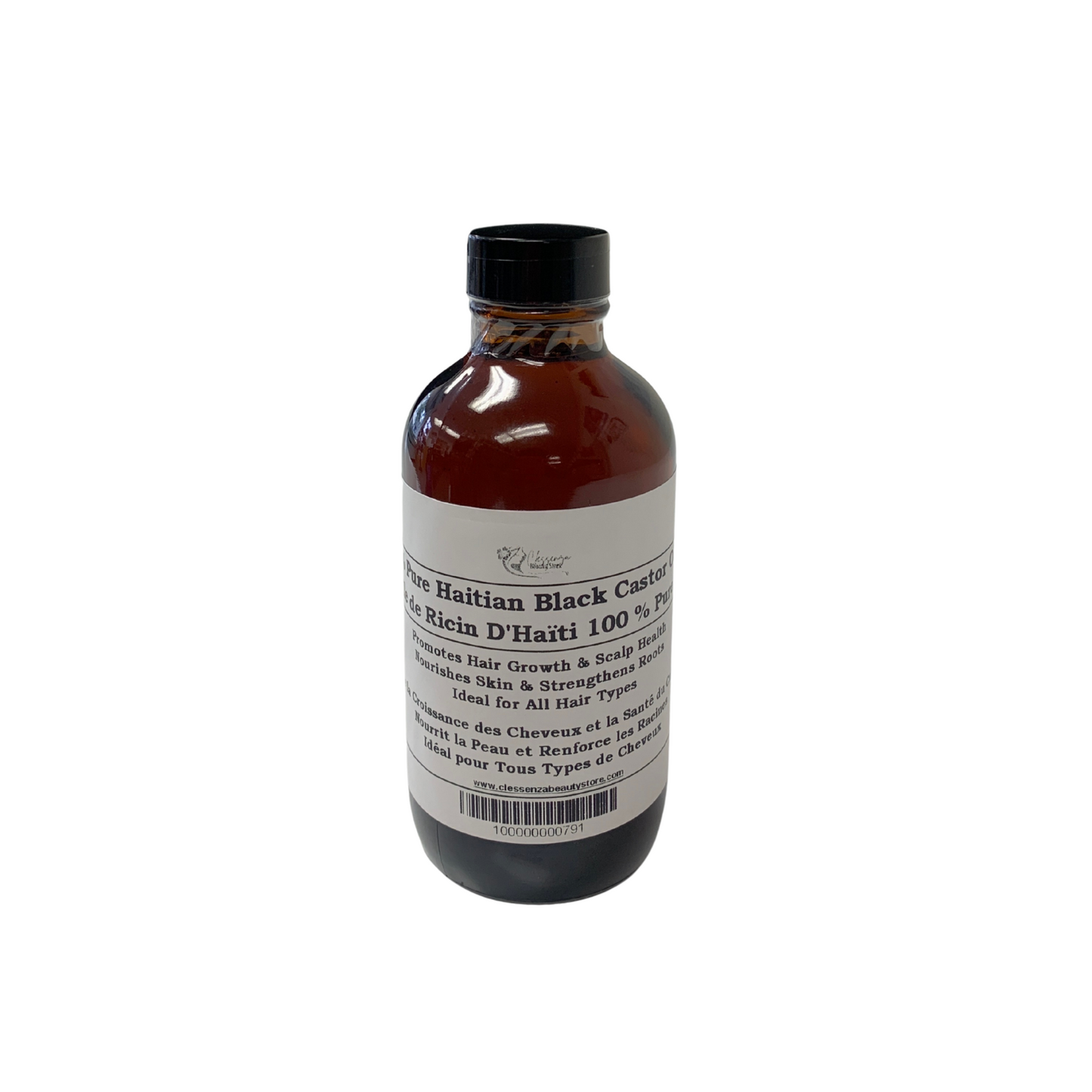 Aceite de ricino negro haitiano 100 % puro, 4 oz