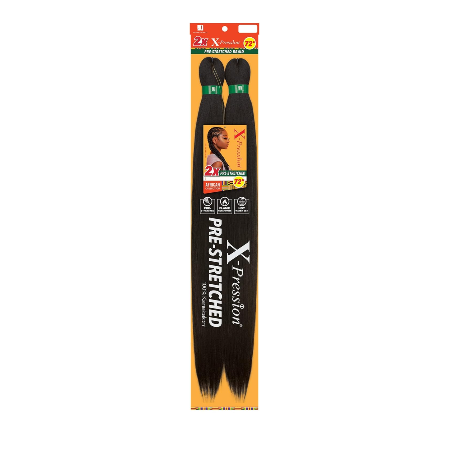 Sensationnel – Tresses Pré-Ét irées 2X X-Pression 72 po