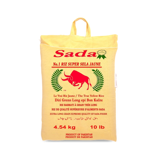 Sada – Riz basmati jaune Super Sela n° 1, 4,5 kg