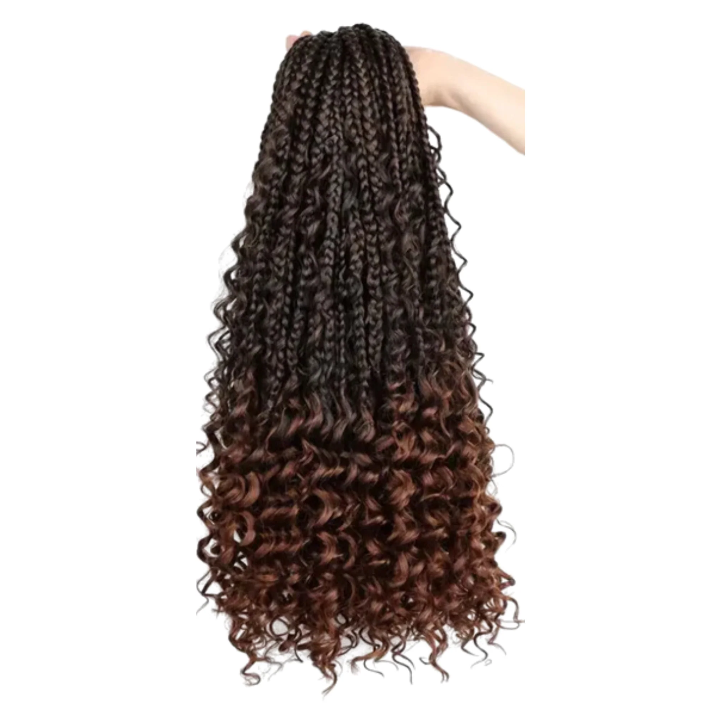 Longues tresses bohèmes avec boucles lâches – Cheveux au crochet pré-bouclés de 18 pouces, lot de 5 paquets #T30