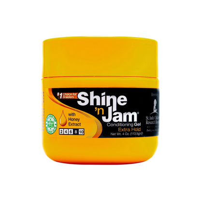 Shine 'n Jam – Gel coiffant fixation extra forte à l'extrait de miel, 113 ml