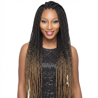 AIRE – 4x Cabello trenzado preestirado de 50"