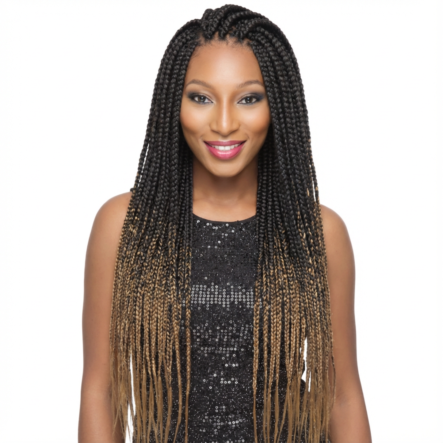 AIRE – 4x Cabello trenzado preestirado de 50"