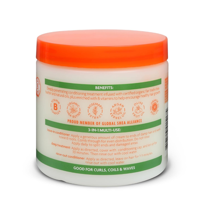 Cantu – Shea Butter Argan Oil Leave-In Conditioning Repair Cream, 16 Oz