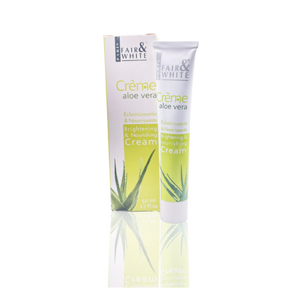 Fair and White – Crème éclaircissante et nourrissante originale à l'aloe vera, 50 ml