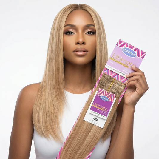 Suprême Hair – Ultimate Plus 100% Human Hair, Euro Straight Weave, 14”
