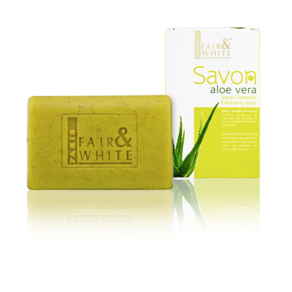 Fair and White – Original Aloe Vera Exfoliating Soap, 200g