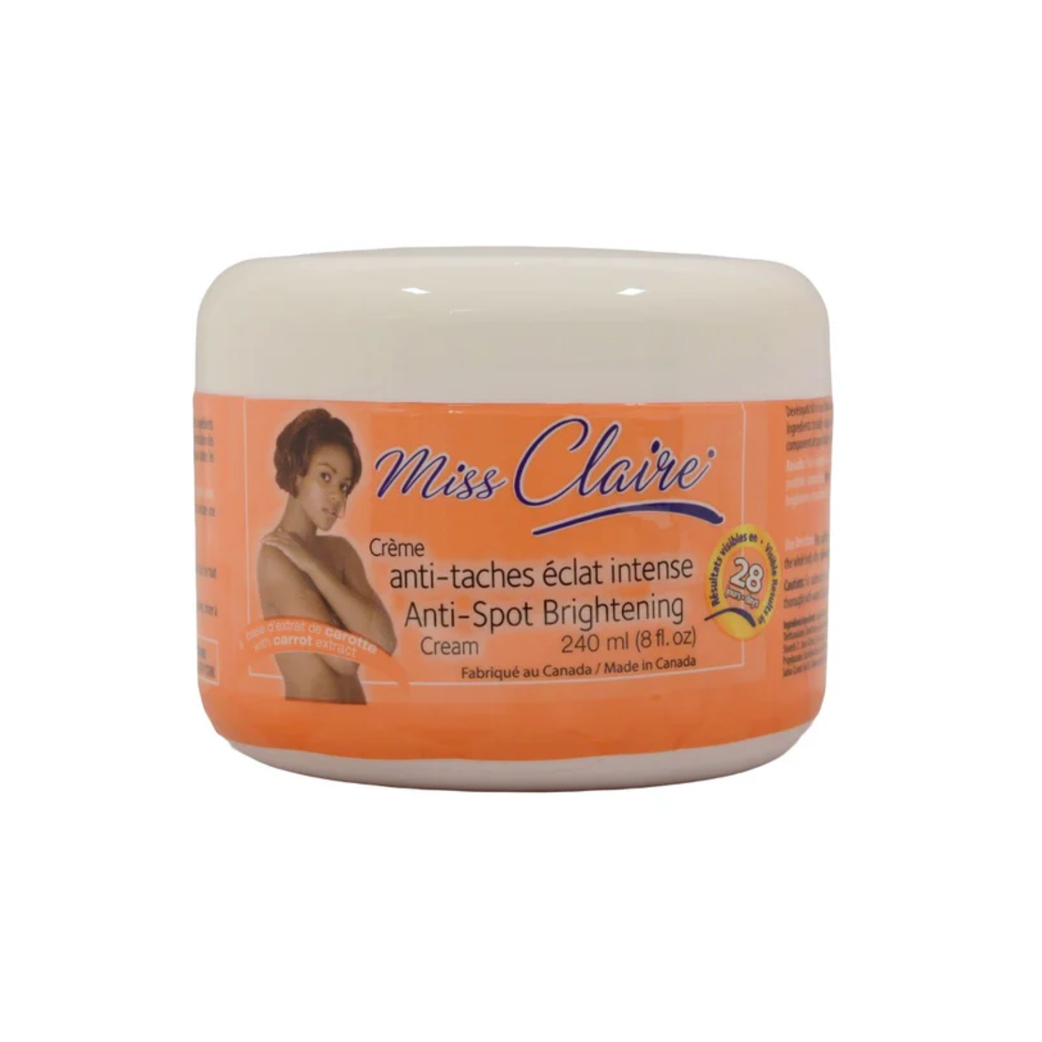 Miss Claire – Crème Éclaircissante Anti-Taches, 240 ml