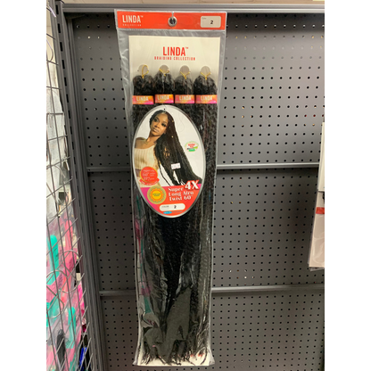 Linda Braiding Collection - 4X Super Long Afro Twist, 60 inch