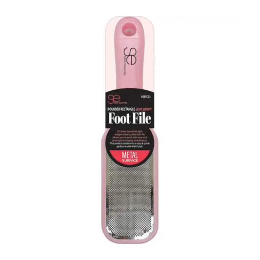 Salon Essentials – Râpe à pieds métallique #SEFC03