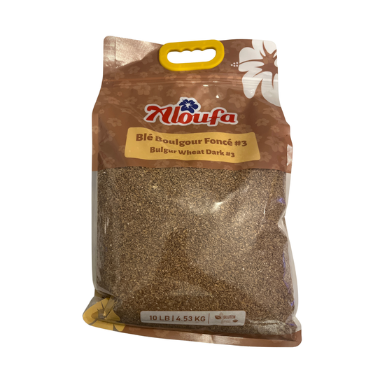 Aloufa – Blé Bulgur foncé #3, 4,5 kg