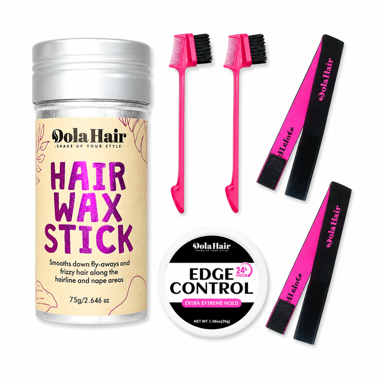 DolaHair Hair Wax Stick & Edge Control Styling Kit – Smooth Finish & Baby Hair Essentials