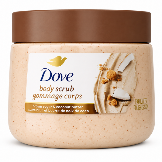 Dove – Exfoliating Body Scrub Brown Sugar & Coconut Butter, 425g Dove