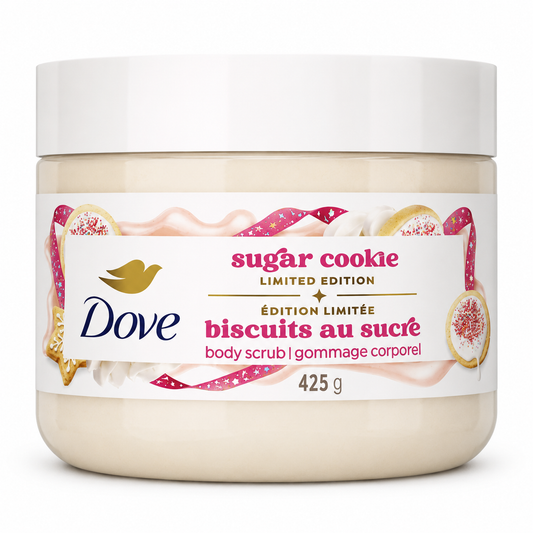 Dove – Holiday Treats Sugar Cookie Body Scrub (Limited Edition), 425g Dove