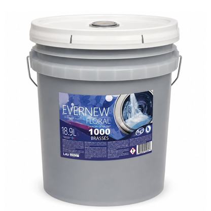 Evernew Floral Laundry Detergent – 18.9L Commercial Liquid Laundry Soap (1000 Loads)