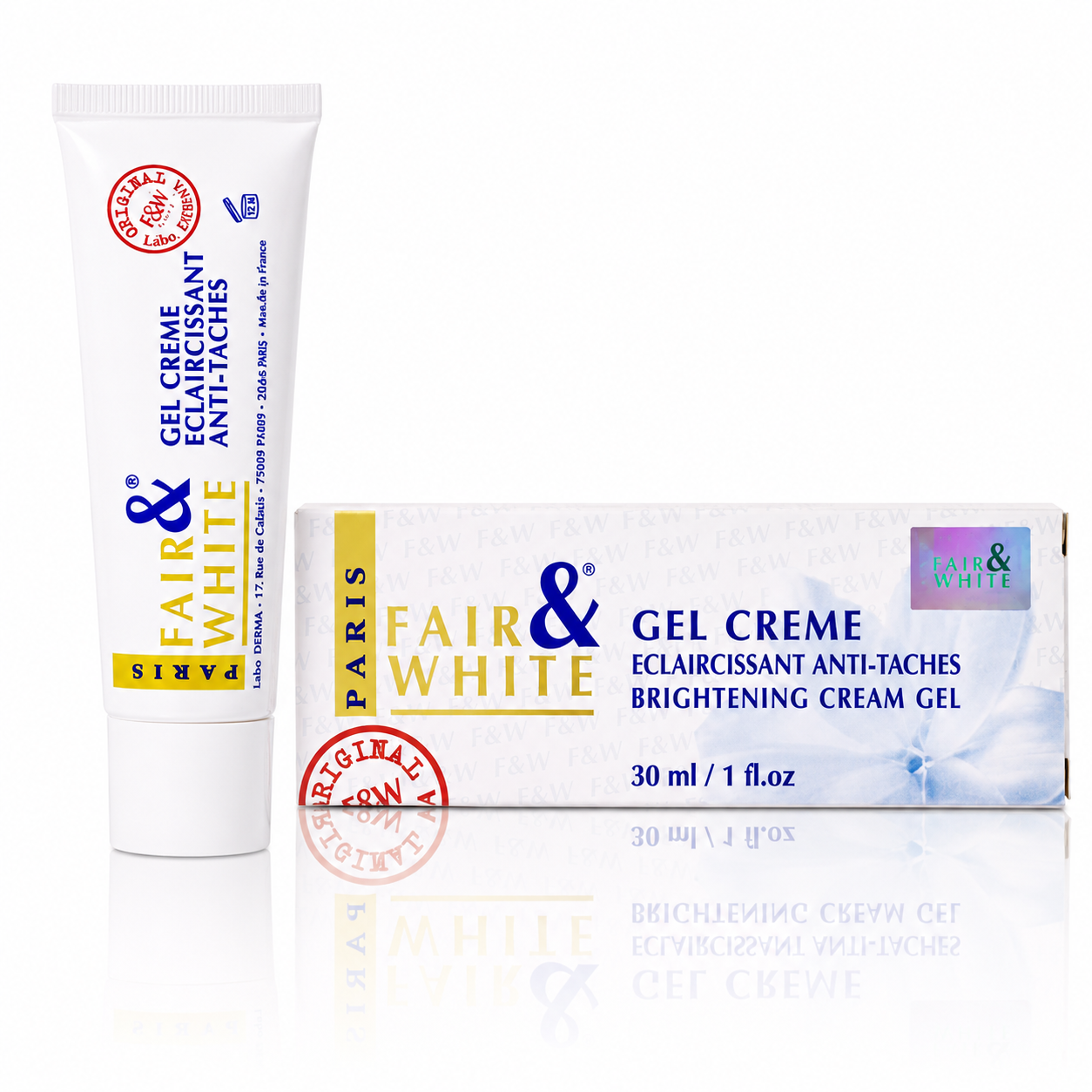Fair & White Paris – Original Brightening Cream Gel for Dark Spots & Uneven Skin Tone, 30 mL Fair & White Paris