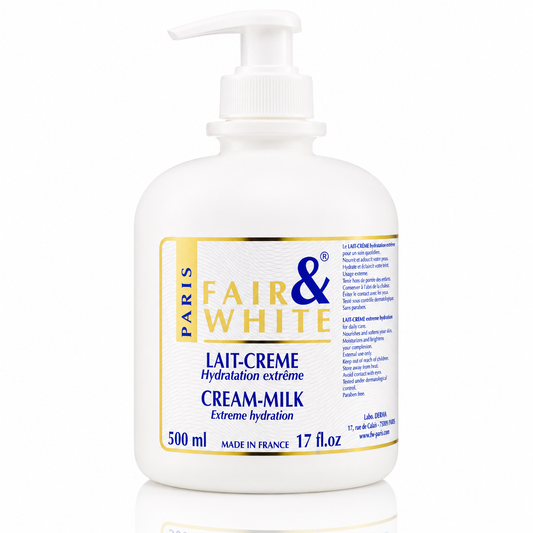 Fair & White Paris – Original Cream-Milk Extreme Hydration Body Lotion with Pump, 500 mL
