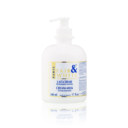 Fair & White Paris – Original Extreme Hydration Cream Milk, 500 mL Fair & White Paris