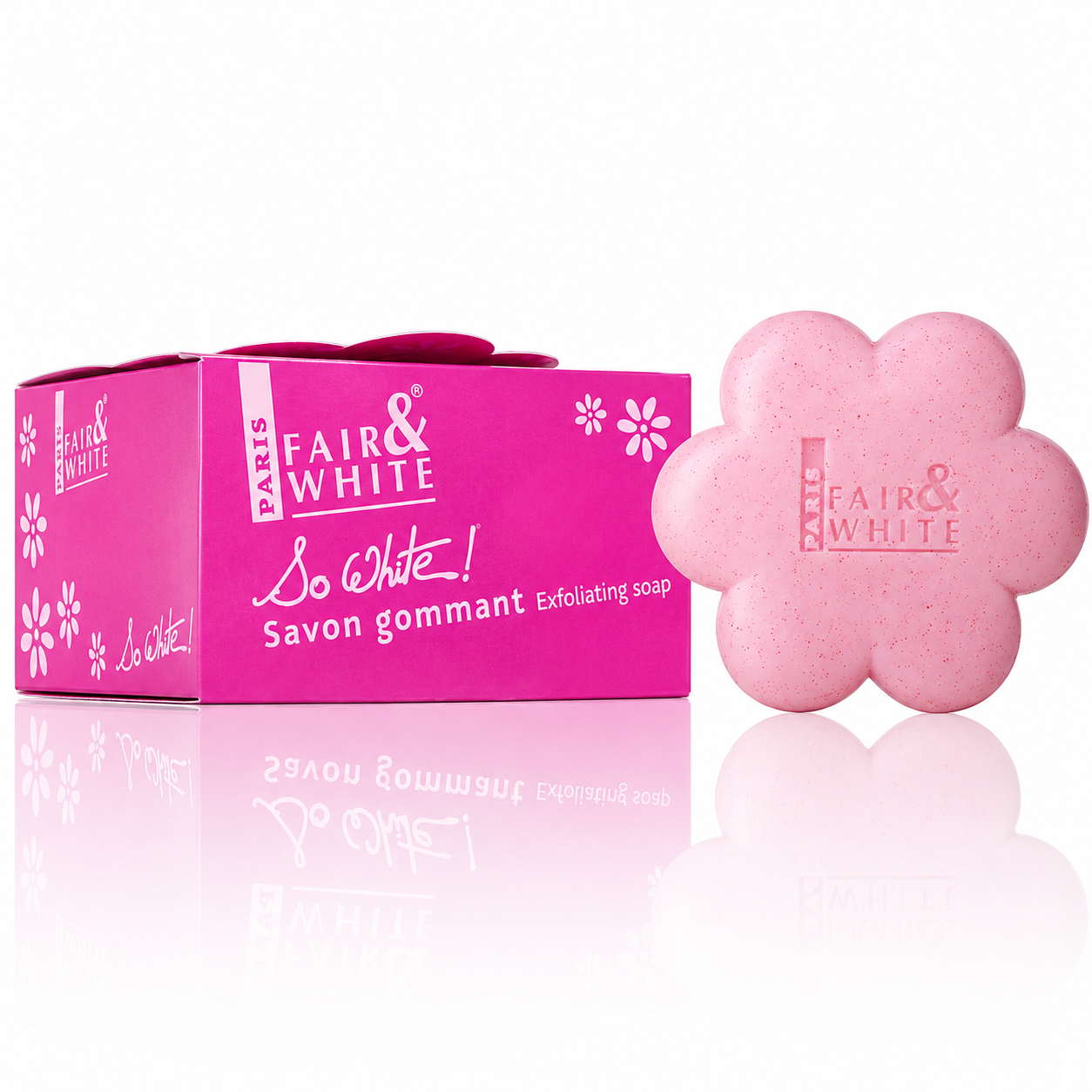 Fair & White Paris – So White! Brightening Exfoliating Soap Bar, 200g