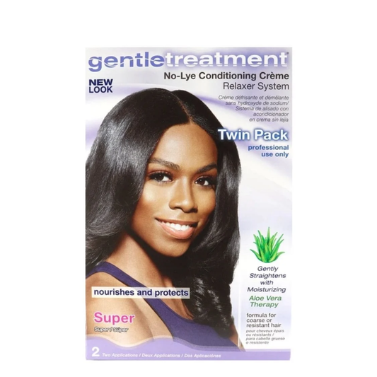 Gentle Treatment – No-Lye Conditioning Creme Relaxer System 2 Application Kit Gentle Treatment