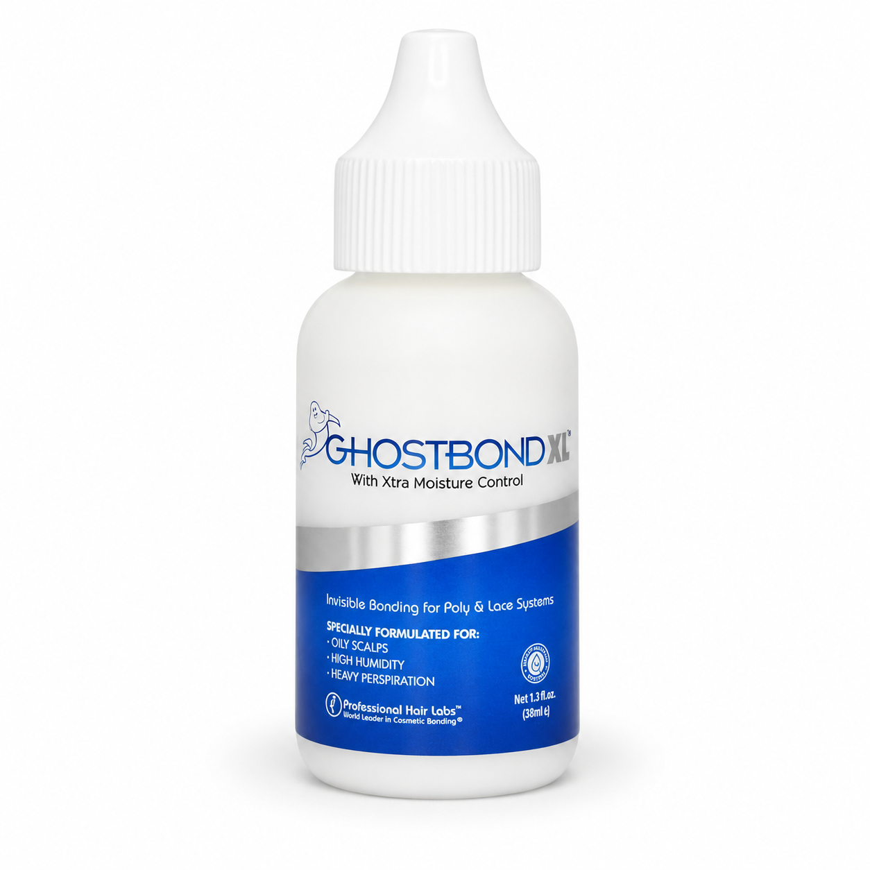 Ghost Bond XL Lace Wig Adhesive Glue – Extra Moisture Control for Lace Front Wigs, 38 mL