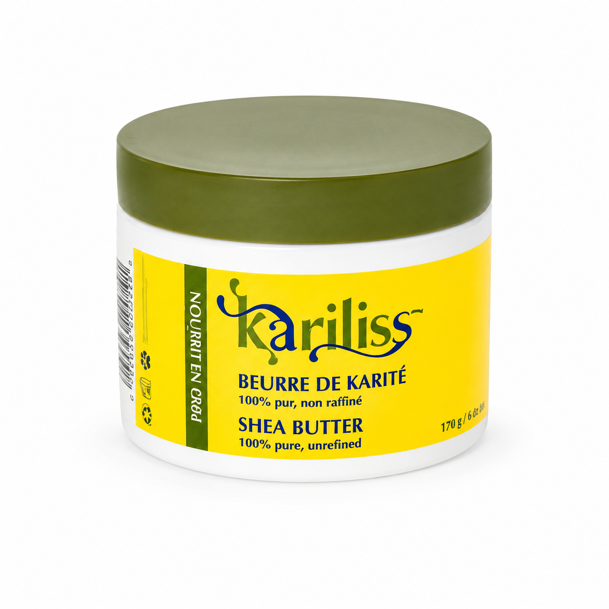 Kariliss – 100% Pure Unrefined Shea Butter, 175 mL Kariliss