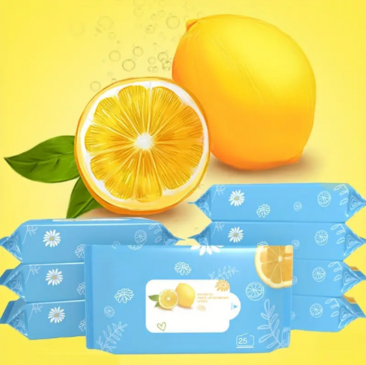 Lemon Chamomile Plant Essence Makeup Remover Wipes