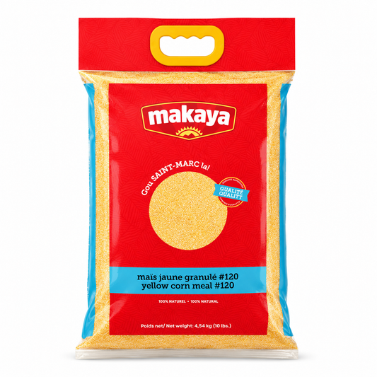 Makaya – Premium Yellow Corn Meal #120, 10 lb