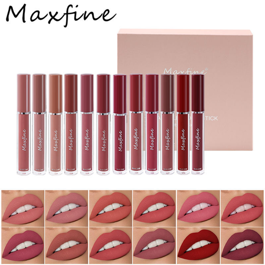 Maxfine – Velvet Matte Liquid Lipstick (Single Piece)