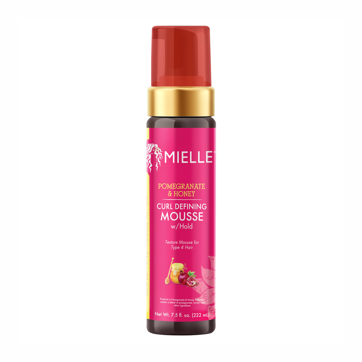Mielle – Pomegranate & Honey Curl Defining Mousse with Hold, 7.5 fl oz Mielle Organics
