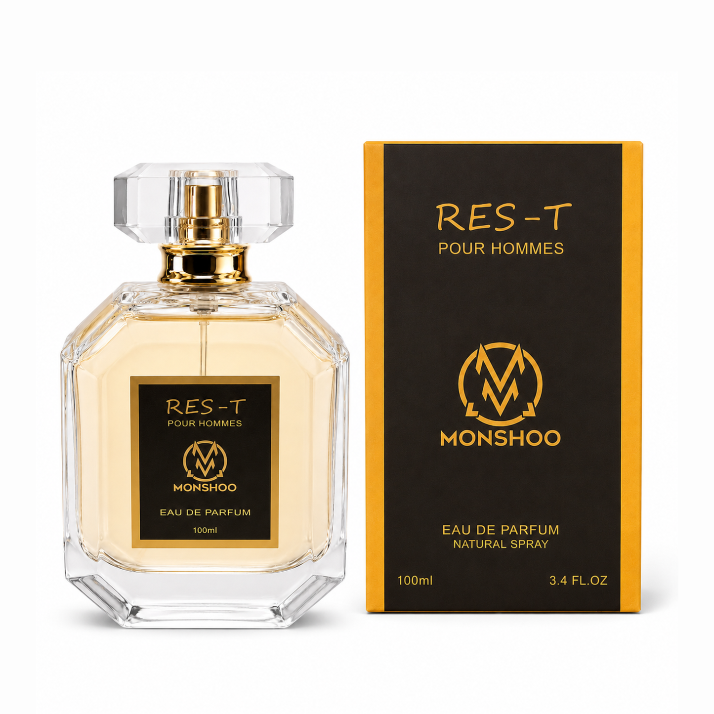 Monshoo RES-T For Men Eau de Parfum – Oriental Fougère Luxury Men’s Fragrance