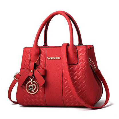 Women's Luxury Design PU Handbag (Red)