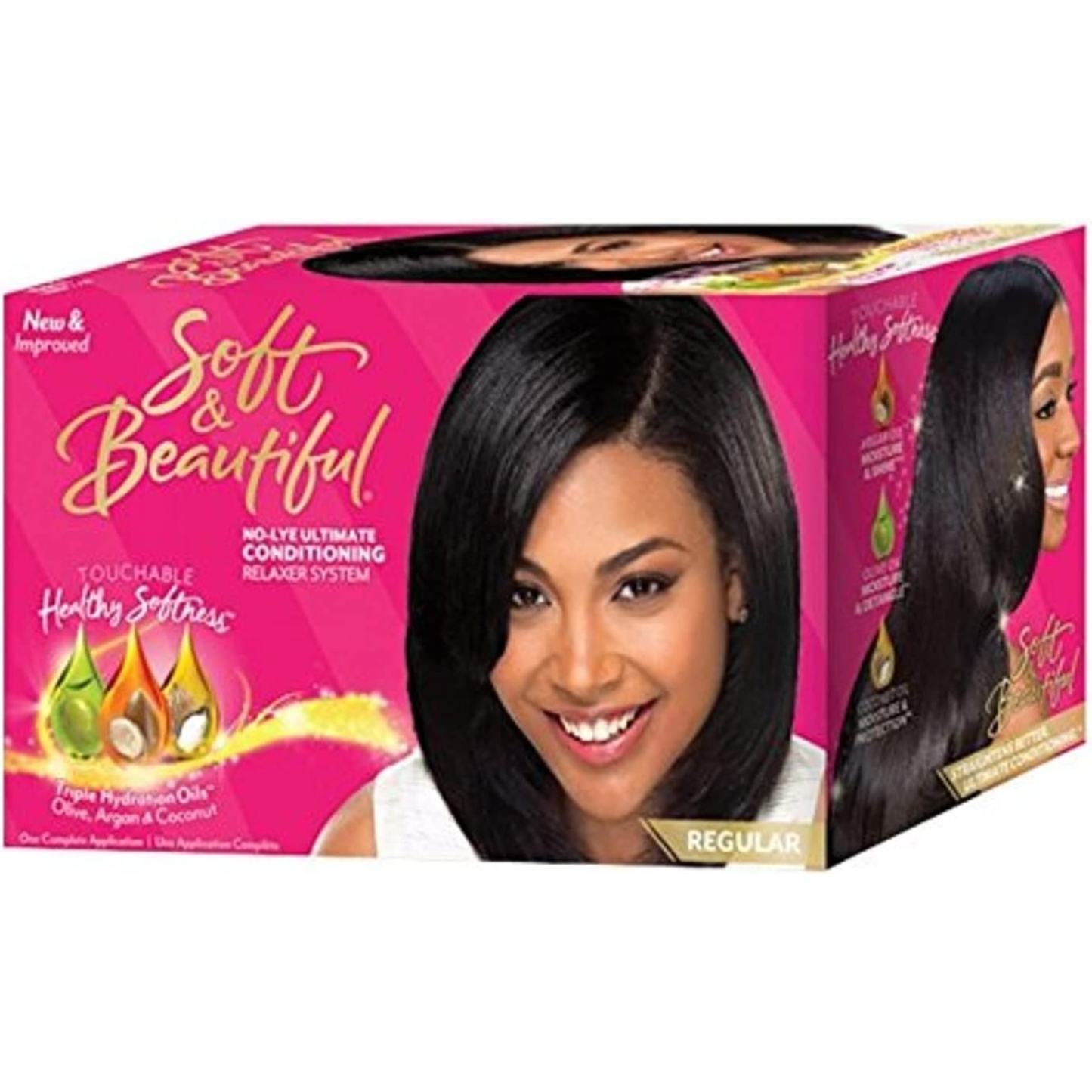 Soft & Beautiful - No-Lye Ultimate Conditioning Relaxer System Kit