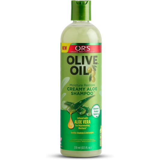 ORS Aceite de Oliva - Champú Cremoso de Aloe, 370 mL