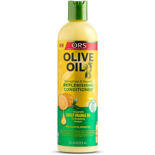 Aceite de oliva ORS - Acondicionador reponedor con aceite de naranja dulce, 362 ml