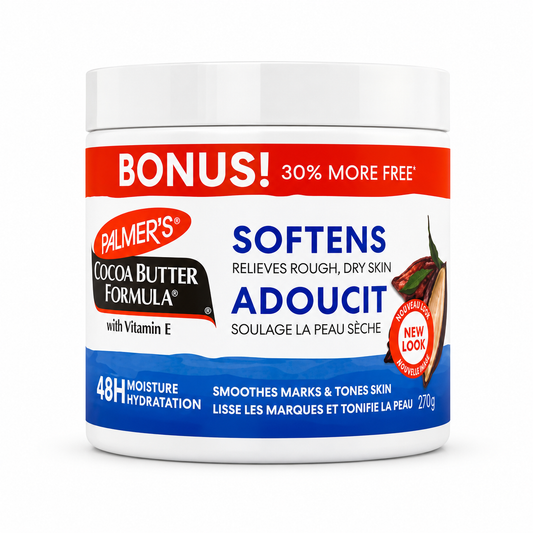 Palmer's Cocoa Butter Formula with Vitamin E Body Cream 270g Bonus Size for Dry Skin and Long-Lasting Hydration