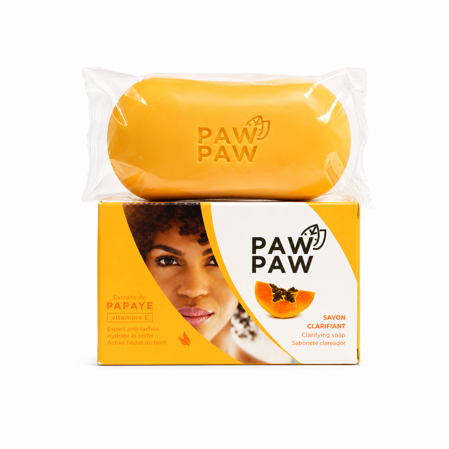 Paw Paw – Savon éclaircissant à l'extrait de papaye et à la vitamine E, 180 g