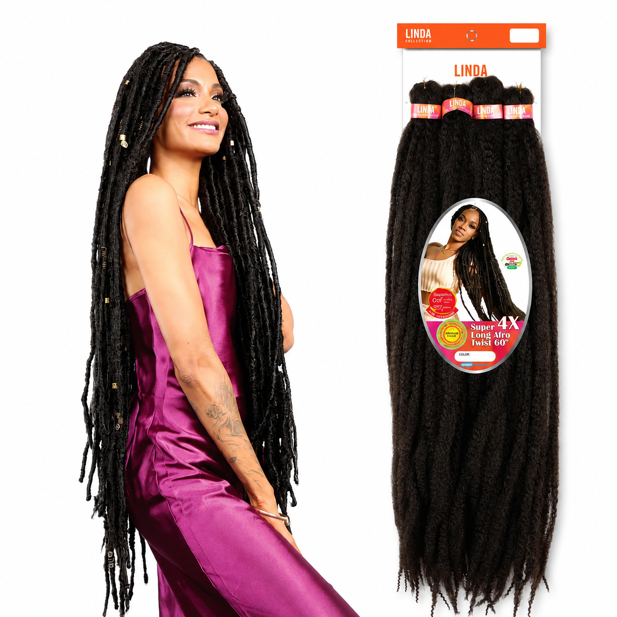 SUPRÊME Hair – 4X Super Long Afro Twist 60" SUPRÊME HAIR