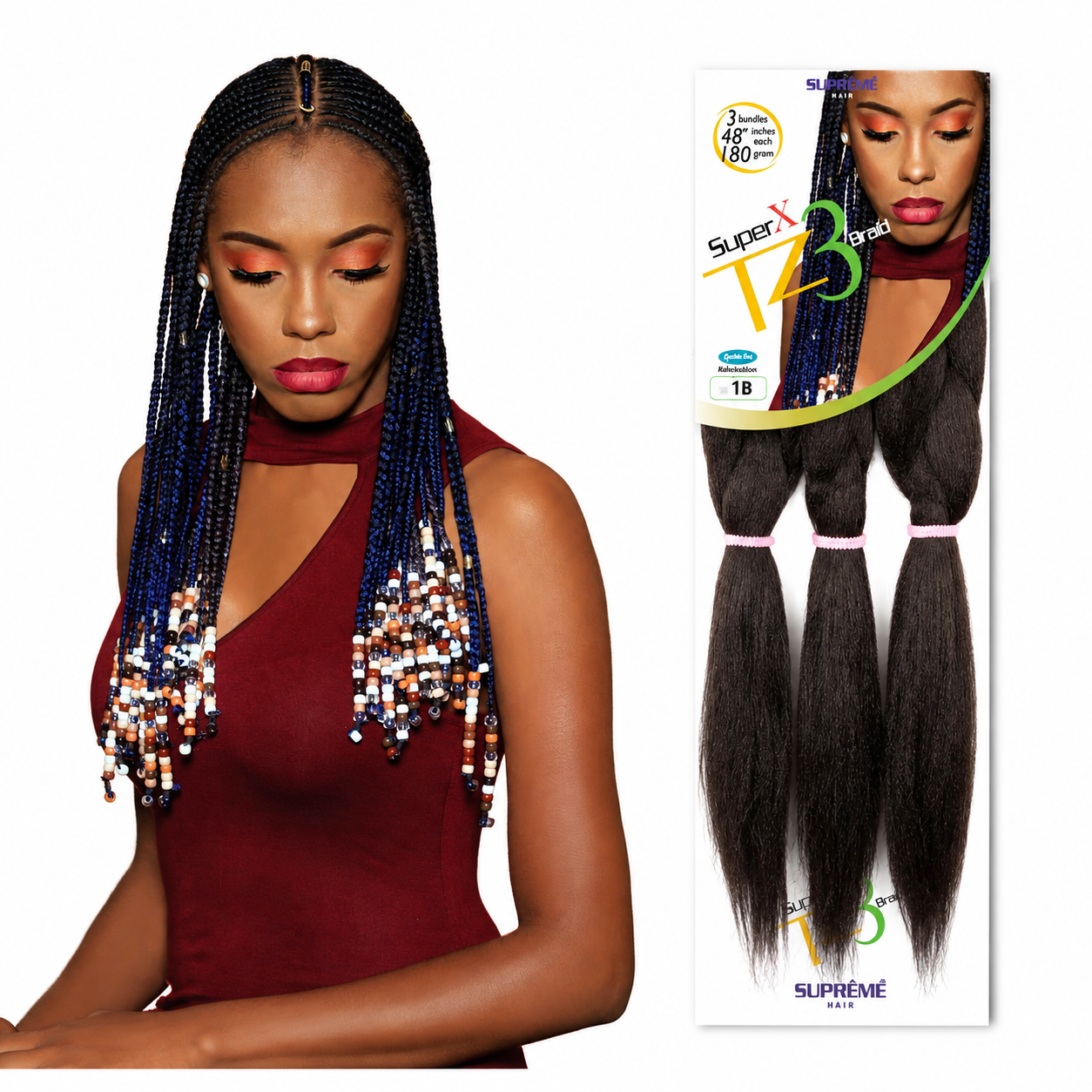 SUPRÊME Hair – Super X TZ3 Braid 48" SUPRÊME HAIR