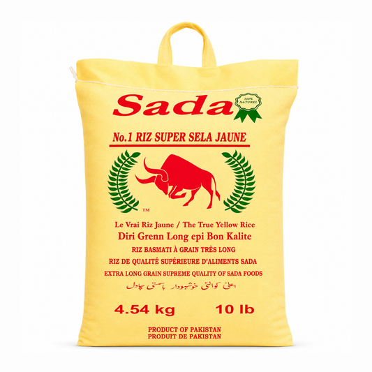 Sada – No.1 Super Sela Yellow Basmati Rice, 10 lb
