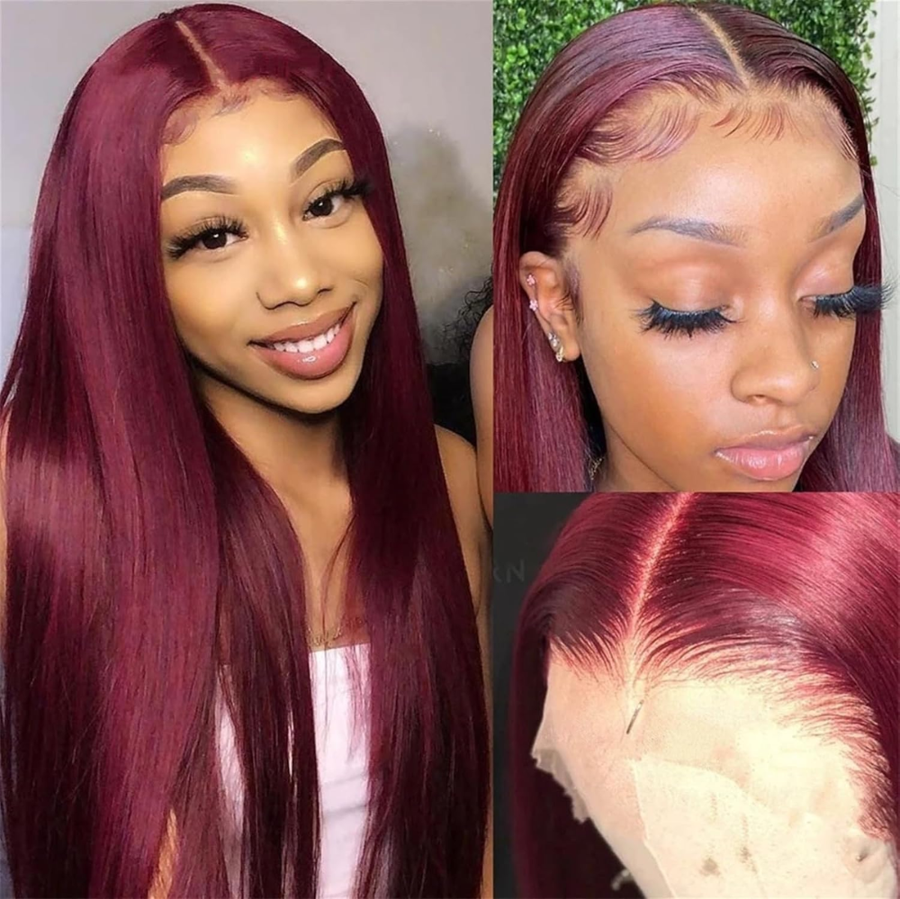 99J Straight 13x4 Lace Front Wig – 26