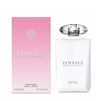 Versace Bright Crystal Perfumed Body Lotion – Luxury Hydrating Fragrance Lotion