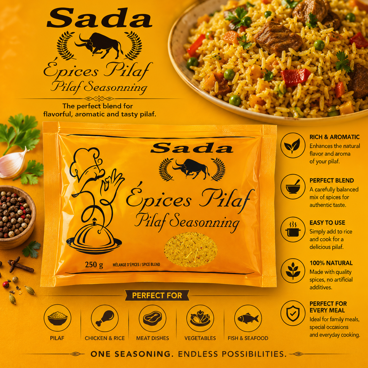 Sada – Pilaf Seasoning, 200g