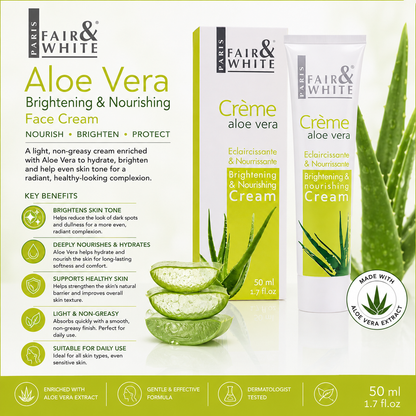 Fair & White Paris – Original Aloe Vera Brightening & Nourishing Face Cream, 50ml Fair & White Paris