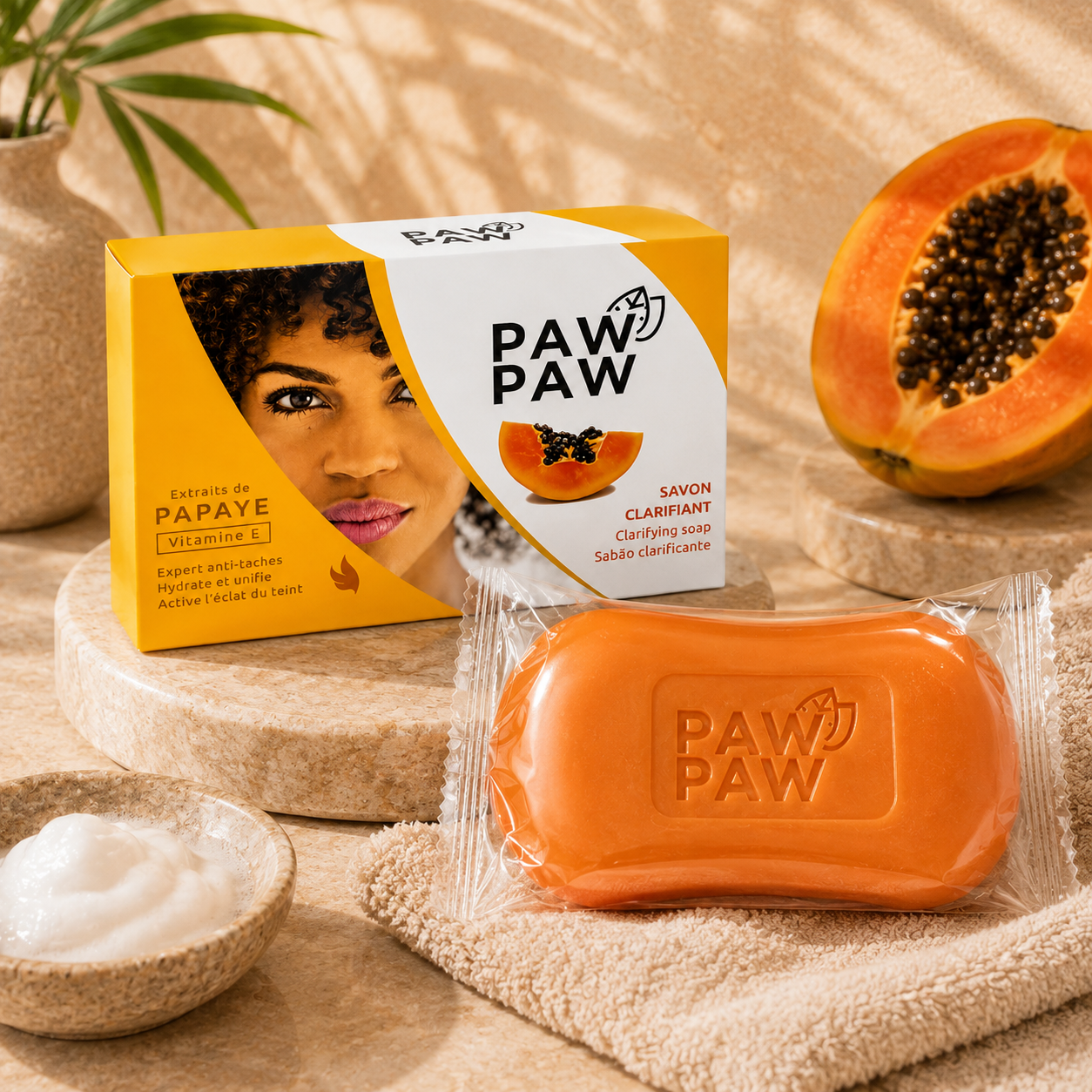 Paw Paw – Clarifying Soap with Papaya Extract & Vitamin E, 180g Paw Paw