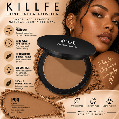 Killfe – Long-Wear Matte Pressed Concealer Powder KILLFE