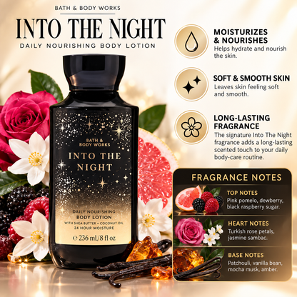 Bath & Body Works – Into The Night Daily Nourishing Body Lotion, 8 fl oz Bath & Body Works